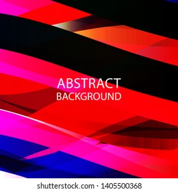 Abstract multicolor wave background. - vector
