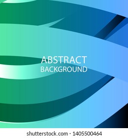 Abstract multicolor wave background. - vector