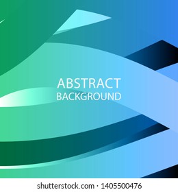 Abstract multicolor wave background. - vector