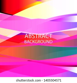 Abstract multicolor wave background. - vector