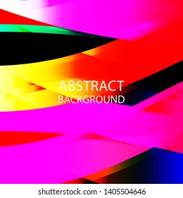 Abstract multicolor wave background. - vector