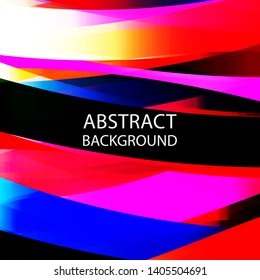 Abstract multicolor wave background. - vector