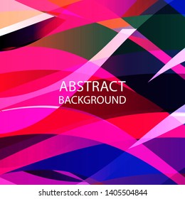 Abstract multicolor wave background. - vector