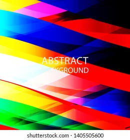 Abstract multicolor wave background. - vector