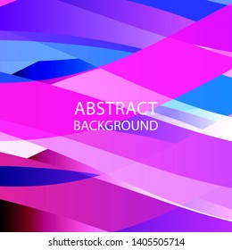 Abstract multicolor wave background. - vector