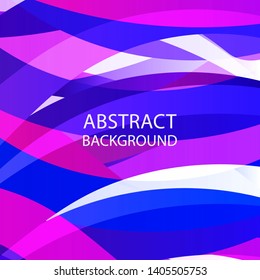 Abstract multicolor wave background. - vector