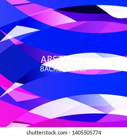 Abstract multicolor wave background. - vector