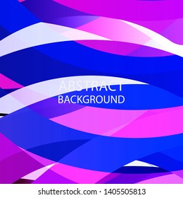Abstract multicolor wave background. - vector