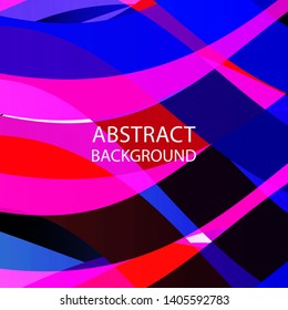 Abstract multicolor wave background. - vector