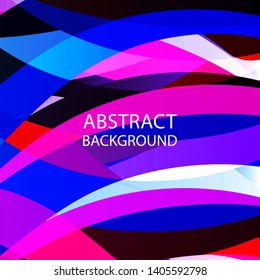 Abstract multicolor wave background. - vector