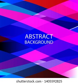 Abstract multicolor wave background. - vector