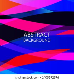 Abstract multicolor wave background. - vector