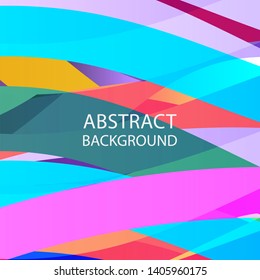Abstract multicolor wave background. - vector