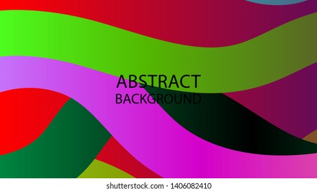 Abstract multicolor wave background. - vector