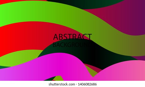 Abstract multicolor wave background. - vector