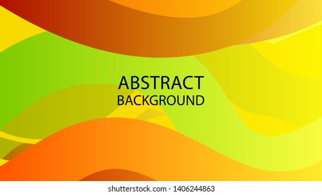 Abstract multicolor wave background. - vector