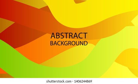 Abstract multicolor wave background. - vector