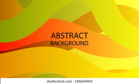 Abstract multicolor wave background. - vector