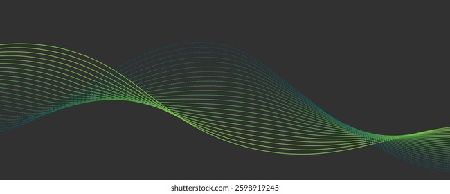 abstract multicolor wave vector background 
