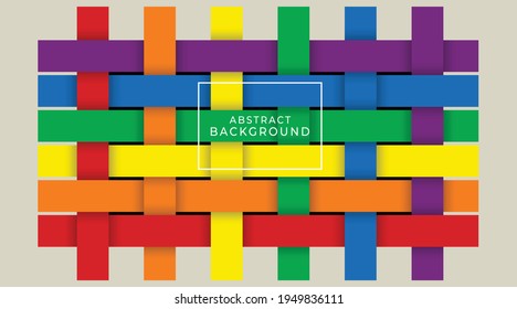 Abstract multicolor weave mesh background vector illustration eps 10