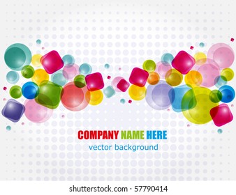Abstract multicolored background