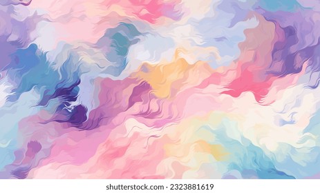 Abstract multicolored background. Blending watercolor paints. Vector illustration for design. Cover background, invitation background, packaging design, wall drawings, fabric and printing.