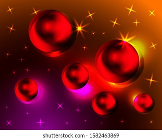 Abstract multicolored background with bokeh defocused lights