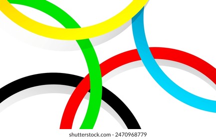Abstract multicolored background. Dynamic shapes composition. Vector illustration