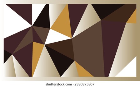 Abstract multicolored background from geometric shapes. Vector background for the design of a banner, poster, coffee mug and other things. Design element.