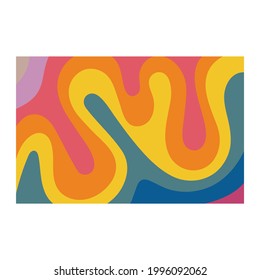 Resumen de fondo multicolor. Ilustración vectorial de corte de papel extraída a mano. Parte del conjunto.