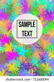 Abstract multicolored background for laptop, poster, book cover.
Colorful abstraction has a sense of perspective background.