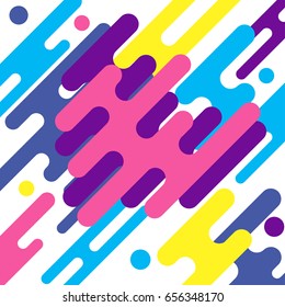 Abstract multicolored background. Melting paint. Vector illustration.