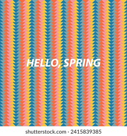 abstract multicolored background from triangles seamless pattern