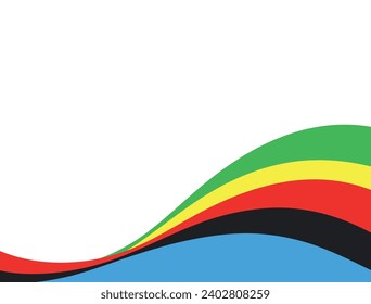 Abstract multicolored background. Vector graphics for design. Waves, texture.