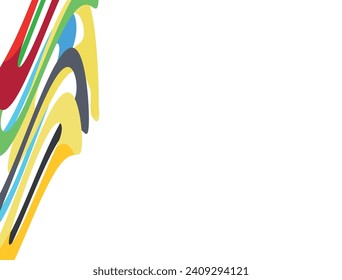 Abstract multicolored background. Vector graphics for design. Waves, texture.