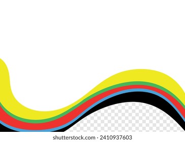 Abstract multicolored background. Vector graphics for design. Waves, texture.