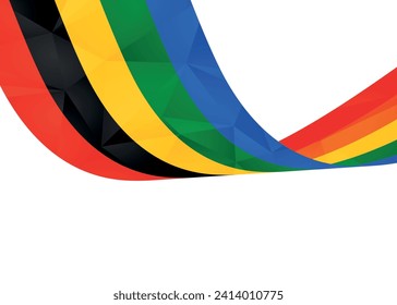 Abstract multicolored background. Vector graphics for design. Waves, texture.