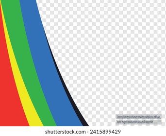 Abstract multicolored background. Vector graphics for design. Waves, texture.