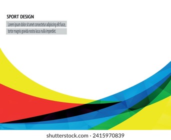 Abstract multicolored background. Vector graphics for design. Waves, texture.