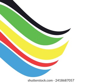 Abstract multicolored background. Vector graphics for design. Waves, texture.