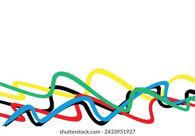 Abstract multicolored background. Vector graphics for design. Waves, texture.