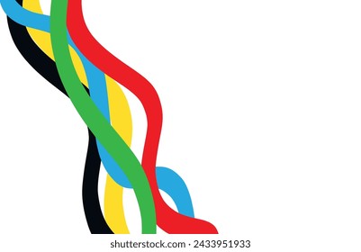 Abstract multicolored background. Vector graphics for design. Waves, texture.
