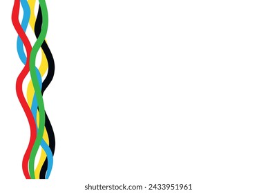 Abstract multicolored background. Vector graphics for design. Waves, texture.