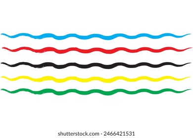 Abstract multicolored background. Vector graphics for design. Waves, texture.