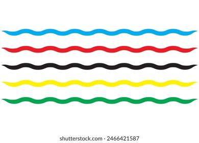 Abstract multicolored background. Vector graphics for design. Waves, texture.