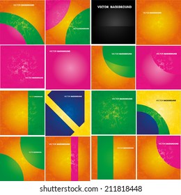 Abstract multicolored backgrounds.