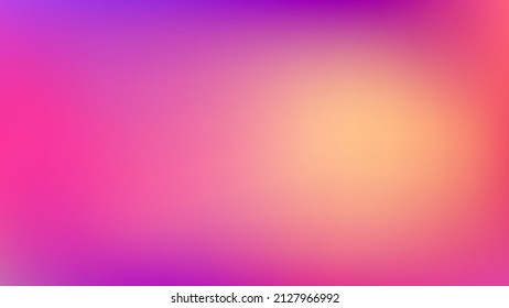 Abstract multicolored blurred gradient background. Soft gradient background for use in graphic design. Eco color concept. Vector illustration.