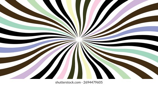 Um plano de fundo abstrato com intermitência multicolorida