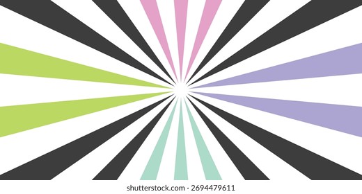 Um plano de fundo abstrato com intermitência multicolorida