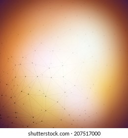 Abstract multicolored defocused lights background vector illustration, background for communication